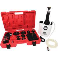 Trousse maître de purgeur de freins sous pression avec adaptateurs Rock Safety Industrial Ltd