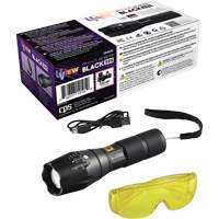 UView&reg; Phazer BLACK 395 Rechargeable UV Leak Detection Light Rock Safety Industrial Ltd