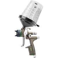 Pistolet de peinture de premi&egrave;re qualit&eacute; pour peinture automobile avec psi num&eacute;rique X5500 HVLP 1,2 I RPS D, Entr&eacute;e d'air 1/4" NPT, 15,19 pi³/min, Capacit&eacute; 0,6 L/0,9 L, 0,17 psi Rock Safety Industrial Ltd