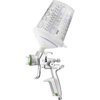 Pistolet de peinture de premi&egrave;re qualit&eacute; 4400?B HVLP?1,0 SR avec godet RPS 0,3?L, pour les retouches de finitions automobiles, Entr&eacute;e d'air 1/4" NPT, 4,24 pi³/min, Capacit&eacute; 0,3 L, 0,14 psi Rock Safety Industrial Ltd