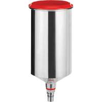 Gobelet r&eacute;utilisable en aluminium 1,0?L avec raccord QCC, sans filetage fin Rock Safety Industrial Ltd