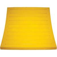 Cale de roue, Polyur&eacute;thane, Jaune, 15-1/4" la x 12-1/8'' p x 10-3/4" h Rock Safety Industrial Ltd