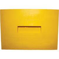 Cale de roue, Polyur&eacute;thane, Jaune, 15-1/4" la x 12-1/8'' p x 10-3/4" h Rock Safety Industrial Ltd