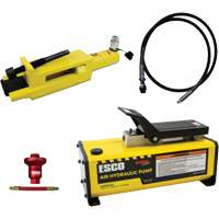 Ensemble de brise-talon pour pneus g&eacute;ants/&eacute;quipement de terrassement avec pompe hydraulique de 1/2 gallon Rock Safety Industrial Ltd