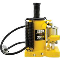 Cric-bouteille de s&eacute;rie Pro, 30 tonnes, Air comprim&eacute;/hydraulique, 20" Hauteur &eacute;lev&eacute;e Rock Safety Industrial Ltd