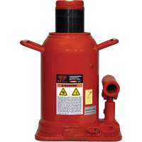 Cric-bouteille professionnel, 60 tonne(s), 18-11/16" Hauteur &eacute;lev&eacute;e Rock Safety Industrial Ltd
