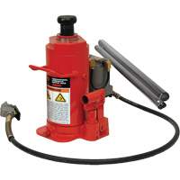 Standard Height Bottle Jack, 12 Ton(s), Air Hydraulic, 19-3/4" Raised Height Rock Safety Industrial Ltd