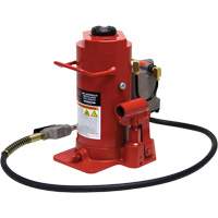 Standard Height Bottle Jack, 20 Ton(s), Air Hydraulic, 20-1/2" Raised Height Rock Safety Industrial Ltd