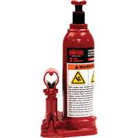 Professional Hydraulic Bottle Jack, 2 Ton(s), 14-1/2" Raised Height Rock Safety Industrial Ltd