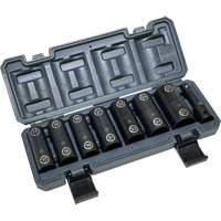 Double-Ended Hex & Twist Socket Set with Case, 8 Pieces, 1/2" Drive Size Rock Safety Industrial Ltd