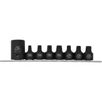 Jeu de douilles/embouts de boulon de caisse de camionnettes, 8 Morceaux, Prise de 1/2"/3/8" Rock Safety Industrial Ltd