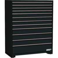 Armoire &agrave; tiroirs modulaire, 12 tiroirs, 48" la x 24" p x 60" h, Noir Rock Safety Industrial Ltd