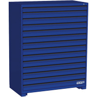 Armoire &agrave; tiroirs modulaire, 14 tiroirs, 48" la x 24" p x 60" h, Bleu Rock Safety Industrial Ltd