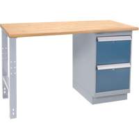 Industrial-Duty Workbench, Door w/ Drawer Combination, 1000 lbs Cap., 60" W x 36" D, 34" H Rock Safety Industrial Ltd