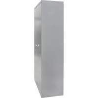 Wardrobe Storage Cabinet, Steel, 36" W x 18" D x 72" H, Grey Rock Safety Industrial Ltd