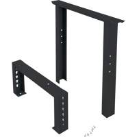 Pattes d'&eacute;tabli pour service industriel, Acier, 24" p x 34" h, Simple Rock Safety Industrial Ltd