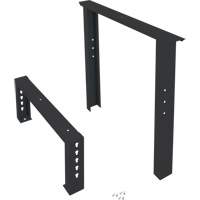 Pattes d'&eacute;tabli pour service industriel, Acier, 30" p x 34" h, Simple Rock Safety Industrial Ltd