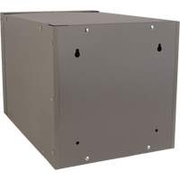 Casier cubique empilable, 12" x 18" x 12", Acier, Gris, D&eacute;mont&eacute; Rock Safety Industrial Ltd