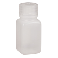 Bouteilles peu encombrantes &agrave; prise facile, Carr&eacute;e, 2 oz, Plastique Rock Safety Industrial Ltd