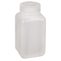 Bouteilles peu encombrantes &agrave; prise facile, Carr&eacute;e, 16 oz, Plastique Rock Safety Industrial Ltd