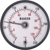 Surface Thermometers, Contact, Analogue, 0-250°F (-20-120°C) Rock Safety Industrial Ltd