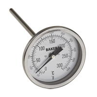 Bi-Metal Thermometers, Contact, Analogue, 50-550°F (0-260°C) Rock Safety Industrial Ltd