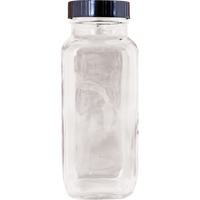 Bottle, Square, 8 fl. Oz., Glass Rock Safety Industrial Ltd