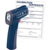 Thermom&egrave;tre &agrave; infrarouge avec certificat de calibration, -25,6°- 752° F ( -32° - 400° C ), 12:1, &eacute;missivit&eacute; Ajustable Rock Safety Industrial Ltd