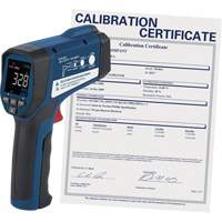 Thermom&egrave;tre &agrave; infrarouge professionnel avec certificat de calibration, -26 - 1472° F ( -32 - 800° C ), 30:1, &eacute;missivit&eacute; Ajustable Rock Safety Industrial Ltd