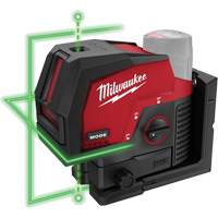 Laser vert &agrave; lignes crois&eacute;es et points d'aplomb M12 sans fil (outil seulement) Rock Safety Industrial Ltd