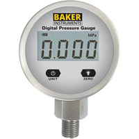 B5000 Series Pressure Gauge, 2-1/2" , 0 - 103.4 kPa/0 - 15 psi/0 - 416 in. w.c., Bottom Mount, Digital Rock Safety Industrial Ltd