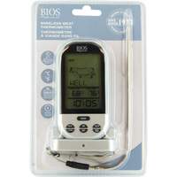 Wireless Meat & Poultry Thermometer, Contact, Digital, 32-482°F (0-250°C) Rock Safety Industrial Ltd