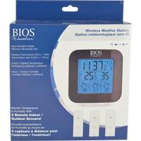 Wireless Weather Station with 3 Sensors, Non-Contact, Digital, 40-158°F (-40-70°C) Rock Safety Industrial Ltd