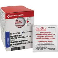 Lingettes de recharge SmartCompliance au chlorure de benzalkonium 0,13?% v/v, Serviette, Antiseptique Rock Safety Industrial Ltd