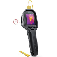 Cam&eacute;ra d'imagerie thermique IR 24:1 avec laser Bullseye et thermocouple de type K, 160 x 120 pixels, -10° - 45°C (14° - 113°F), 70 mK Rock Safety Industrial Ltd