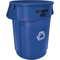 BRUTE&reg; Round Recycling Containers, Bulk, Plastic, 44 US gal. Rock Safety Industrial Ltd