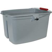 Seau &agrave; double usage, Capacit&eacute; de 5 gal. US (20 pintes), Gris Rock Safety Industrial Ltd