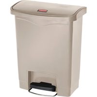 Slim Jim&reg; Waste Container, Resin, 8 US gal. Capacity Rock Safety Industrial Ltd