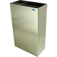Contenants &agrave; d&eacute;chets muraux, Acier inoxydable, 11 gal. US Rock Safety Industrial Ltd