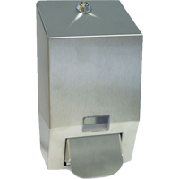 Stainless Steel Soap Dispenser, Push, 1000 ml Capacity, Cartridge Refill Format Rock Safety Industrial Ltd