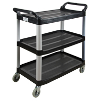 Chariot utilitaire, 3 tiers, 19-3/4" x 37-1/2" x 40-1/4", Capacit&eacute; 250 lb Rock Safety Industrial Ltd