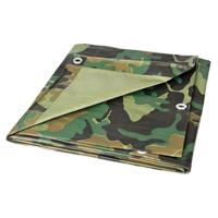 B&acirc;che, Robuste, Camouflage, 6' x 8' x 6 mils Rock Safety Industrial Ltd