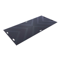 Protecteur de sol LibertyMat d'usage moyen, 4' x 8', Poly&eacute;thyl&egrave;ne haute densit&eacute;, Textur&eacute;, Noir Rock Safety Industrial Ltd