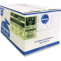 Industrial Garbage Bags, Strong, 38" W x 30" L, 0.85 mils, Black Rock Safety Industrial Ltd