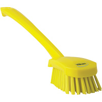 Brosse &agrave; manche long, Soies Ferme, Longueur de 16-3/10", Jaune Rock Safety Industrial Ltd