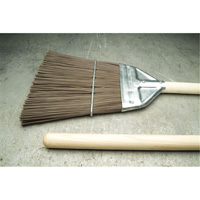 Railroad Broom, Wood Handle, Polypropylene Bristles, 55" L Rock Safety Industrial Ltd