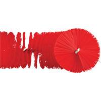 Brosse recourb&eacute;e, Soies Moyen/Ferme, Longueur de 15-1/2", Rouge Rock Safety Industrial Ltd