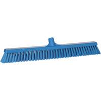 Combo Bristle Push Broom, Coarse/Fine Bristles, 24", Polyester, Blue Rock Safety Industrial Ltd