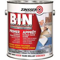 B-I-N&reg; Advanced Synthetic Shellac Based Primer, 3.78 L, Gallon, Tintable Bright White Rock Safety Industrial Ltd