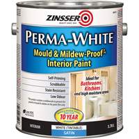 Perma-White&reg; Mold & Mildew-Proof Interior Paint, 3.78 L, Gallon, White Rock Safety Industrial Ltd